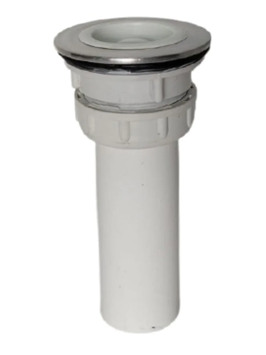 Desagüe cromado con tubo para lavamanos — Pacific Group
